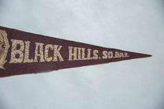 Vintage Black Hills SD Felt Flag // ONH Item 8459 Image 2