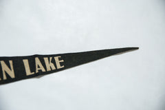 Vintage Sylvan Lake Felt Flag // ONH Item 8460 Image 2