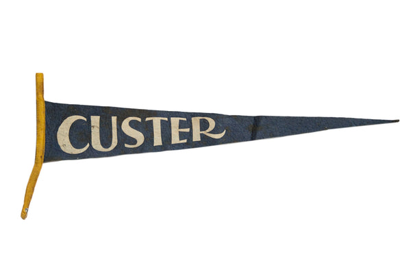 Vintage Custer SD Felt Flag // ONH Item 8461