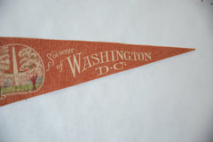 Vintage Washington DC Felt Flag // ONH Item 8464 Image 2