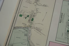 Antique Map Asbury Franklin Township NJ // ONH Item 8468 Image 5