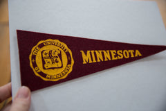 Vintage University of Minnesota Felt Flag // ONH Item 8474 Image 1