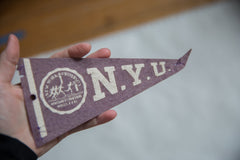 Vintage NYU Felt Flag // ONH Item 8479 Image 2