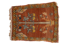 1.5x2 Antique Fine Tabriz Sennehbaft Square Rug Mat // ONH Item 8484