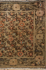 1.5x2 Vintage Fine Distressed Farahan Sarouk Square Rug Mat // ONH Item 8488 Image 2