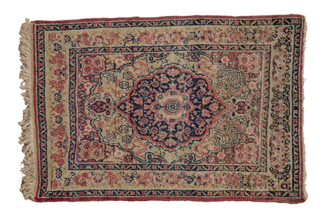 2x3 Antique Kerman Rug Mat // ONH Item 8506