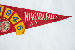 Vintage 1946 Niagara Falls Felt Flag // ONH Item 8511 Image 2