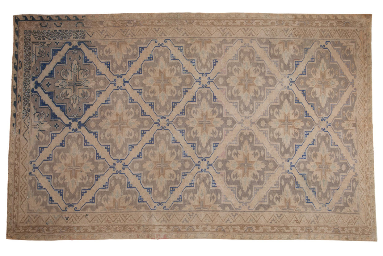 6x10 Vintage Distressed Soumac Carpet // ONH Item 8524