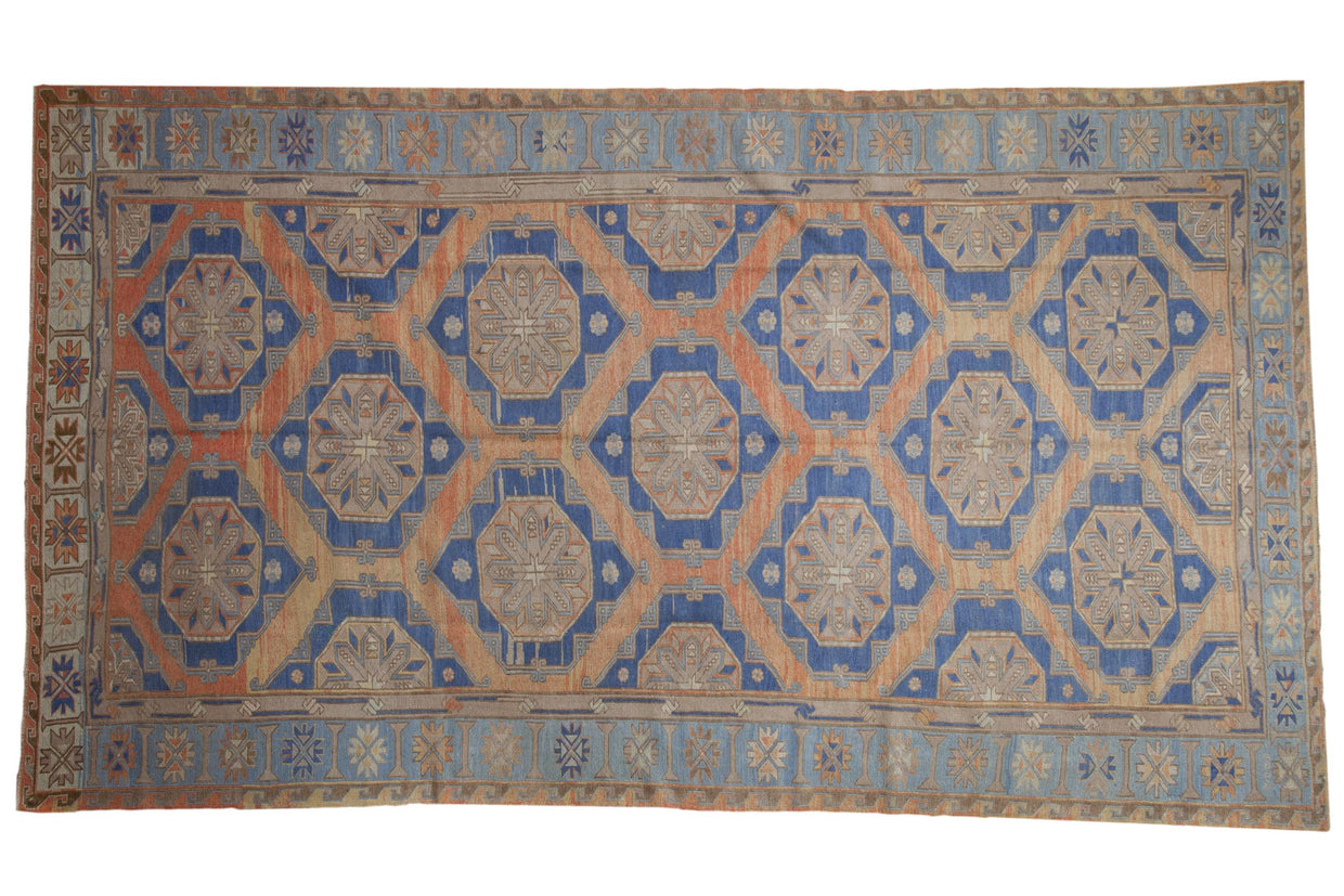 6x11 Vintage Distressed Soumac Carpet // ONH Item 8529