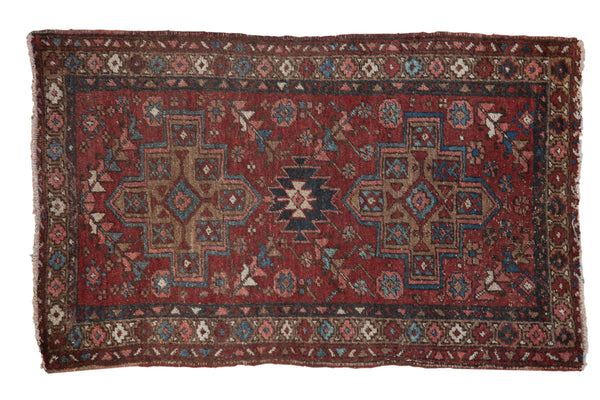 3x5 Vintage Distressed Mehrivan Rug // ONH Item 8532