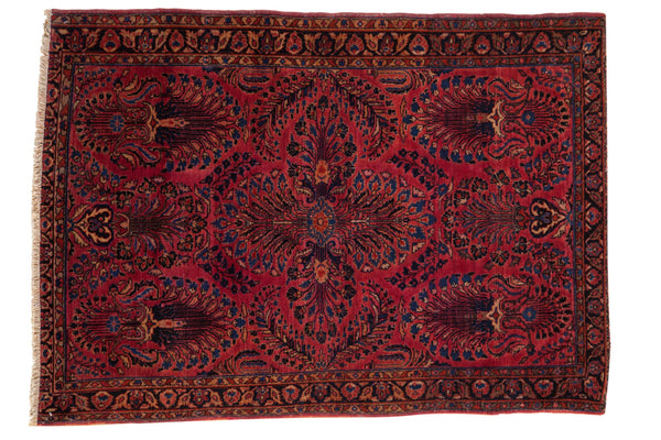 3.5x5 Vintage American Sarouk Rug // ONH Item 8535