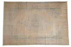 7.5x11 Vintage Distressed Oushak Carpet // ONH Item 8541