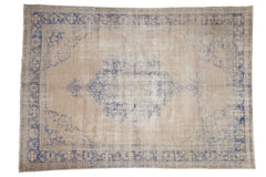 7.5x10 Vintage Distressed Oushak Carpet // ONH Item 8542