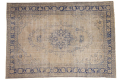 8x11 Vintage Distressed Oushak Carpet // ONH Item 8544