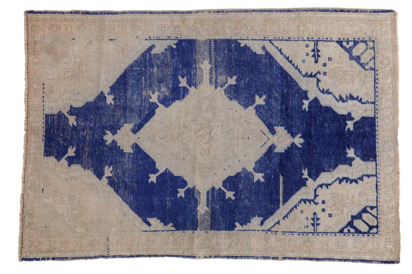 3.5x5.5 Vintage Distressed Oushak Rug // ONH Item 8546