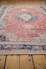 5.5x8 Vintage Distressed Oushak Carpet // ONH Item 8547 Image 6