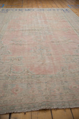 6x9.5 Vintage Distressed Oushak Carpet // ONH Item 8548 Image 7