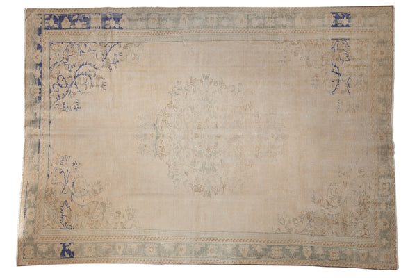 7.5x10.5 Vintage Distressed Oushak Carpet // ONH Item 8551