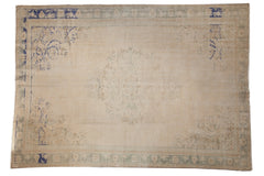 7.5x10.5 Vintage Distressed Oushak Carpet // ONH Item 8551