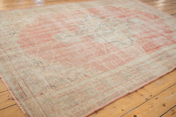 5.5x8.5 Vintage Distressed Oushak Carpet // ONH Item 8552 Image 3