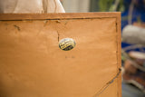 Provenance label on the antique map's frame back, dated July 1951 by Jean Bohne Inc.