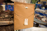 Antique Bedford NY map frame's reverse, with worn paper, wire, 1951 art dealer sticker.