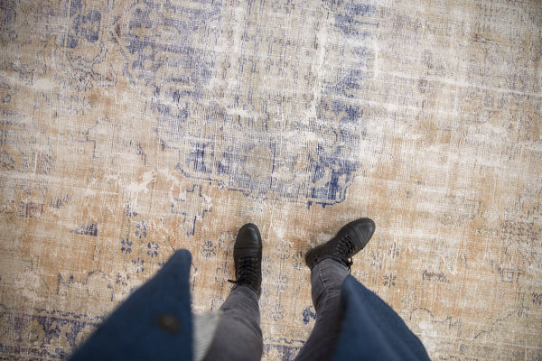 8x10.5 Vintage Distressed Oushak Carpet // ONH Item 8556 Image 1