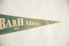 Vintage Bar Harbor Maine Felt Flag // ONH Item 8566 Image 2