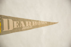 Vintage Dearborn Michigan Felt Flag // ONH Item 8575 Image 2