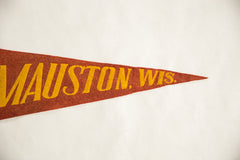 Vintage Mauston Wisconsin Felt Flag // ONH Item 8577 Image 2