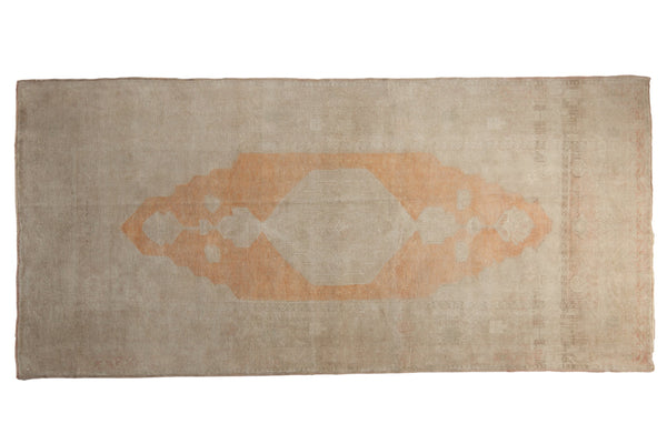 4x8.5 Vintage Distressed Oushak Rug Runner // ONH Item 8579