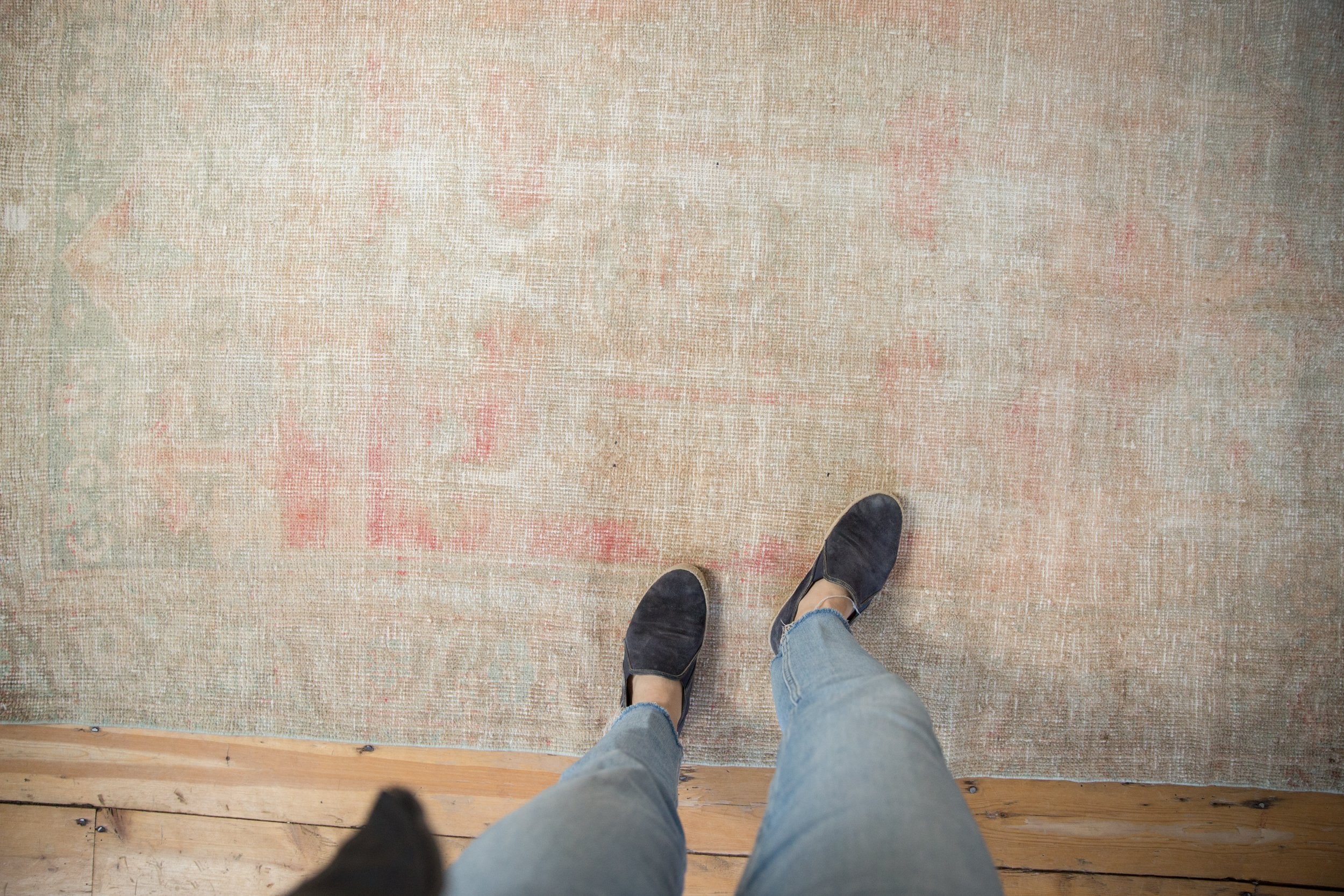 4.5x7 Vintage Distressed Oushak Rug // ONH Item 8581 Image 1