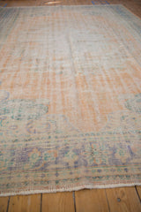 8x11.5 Vintage Distressed Oushak Carpet // ONH Item 8582 Image 6