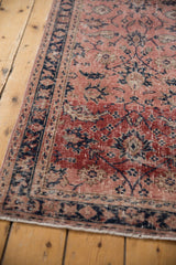 Vintage Distressed Sparta runner with flowing vines, floral elements, cobalt blue, and rich abrashes.