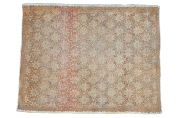 2.5x3.5 Vintage Distressed Oushak Rug // ONH Item 8605
