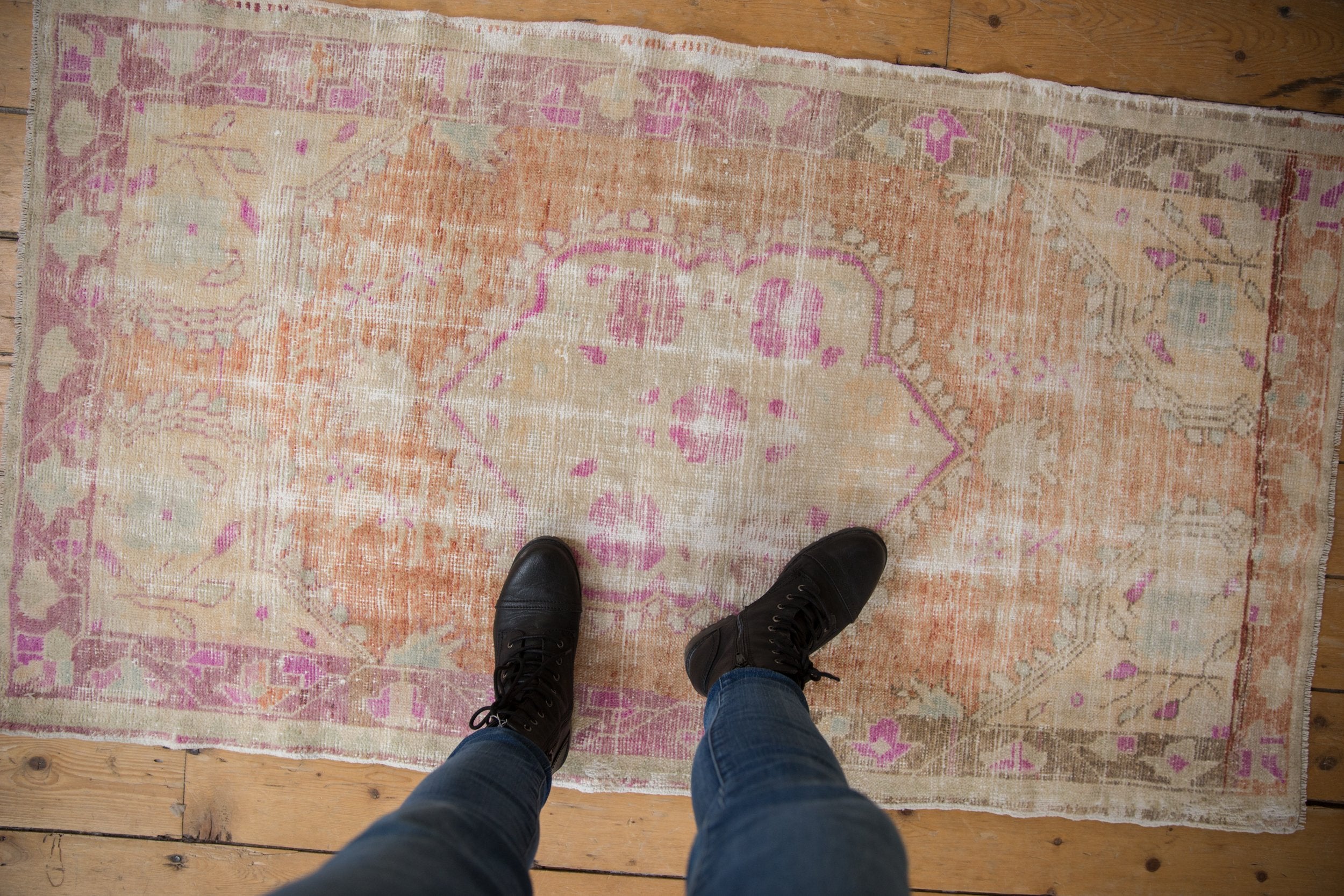 3x5 Vintage Distressed Oushak Rug // ONH Item 8611 Image 1