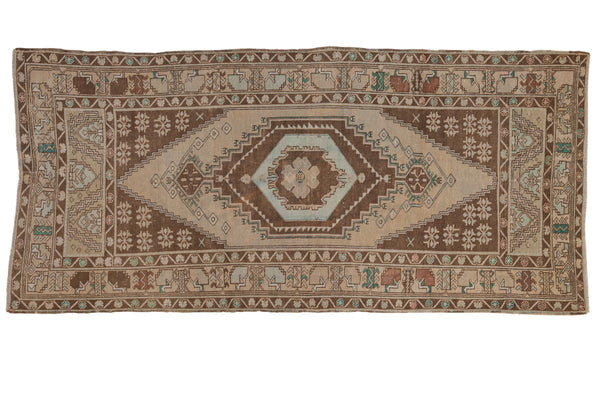 4x9 Vintage Distressed Oushak Rug Runner // ONH Item 8616