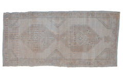 Vintage Distressed Oushak Rug Mat Runner / ONH item 8625