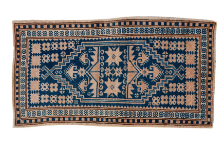 2x3.5 Vintage Distressed Oushak Rug // ONH Item 8630