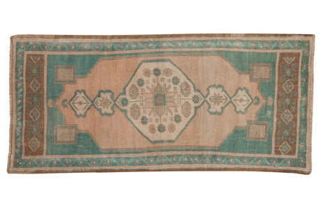 2x4 Vintage Distressed Oushak Rug Runner // ONH Item 8633