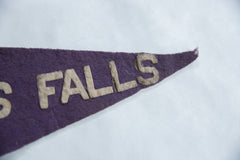 Vintage Glens Falls NY Felt Flag // ONH Item 8637 Image 3