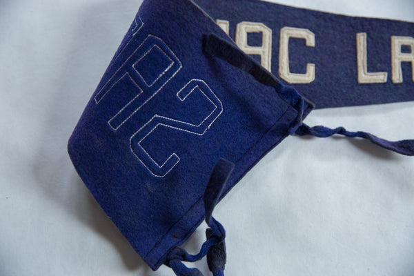 Antique Saranac Lake Felt Flag // ONH Item 8640 Image 4