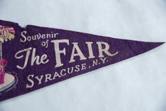 Vintage The Fair Syracuse NY Felt Flag // ONH Item 8653 Image 2