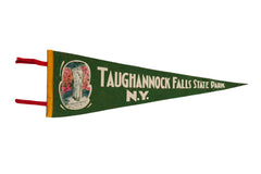 Vintage Taughannock Falls State Park Felt Flag // ONH Item 8657