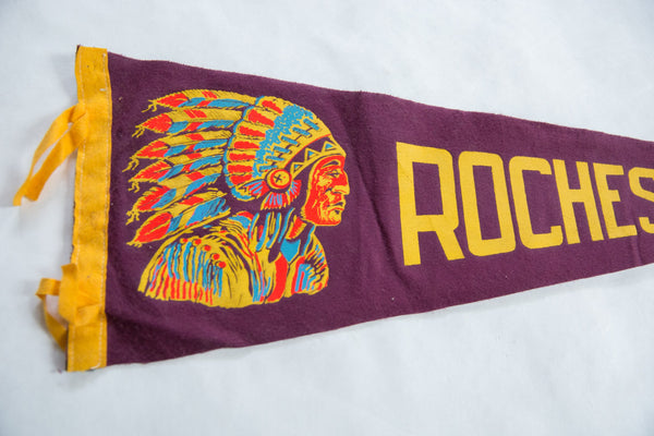 Vintage Rochester NY Felt Flag // ONH Item 8661 Image 1