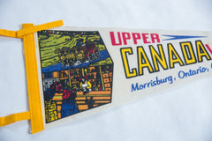 Vintage Upper Canada Village Flag Pennant // ONH Item 8667 Image 1