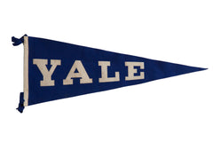 Vintage Yale Felt Flag // ONH Item 8669