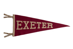 Vintage Exeter Felt Flag // ONH Item 8673