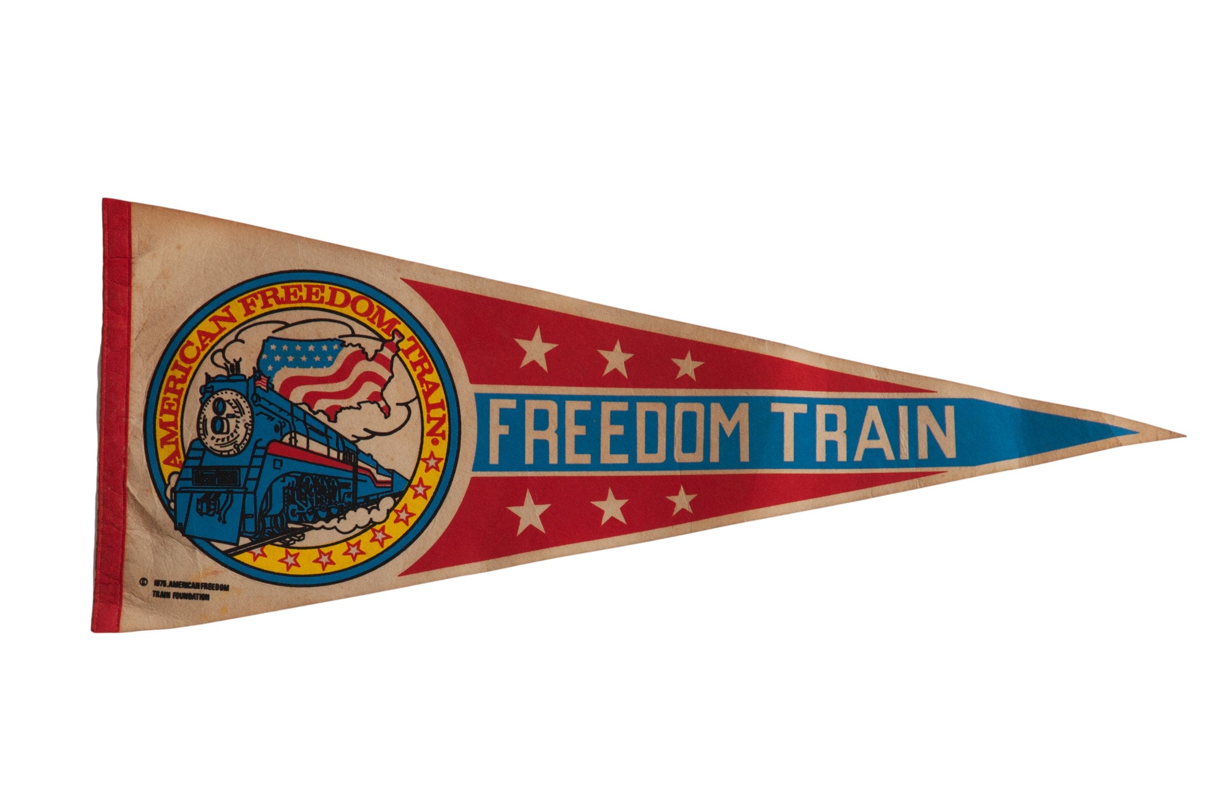 Vintage Freedom Train Flag Pennant – Item #8679