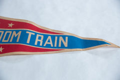 Vintage Freedom Train Flag Pennant // ONH Item 8679 Image 2